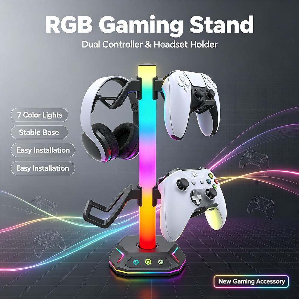 Gaming Setup Accessories Xbox - Pour Playstation5 support de contrôleur écouteur