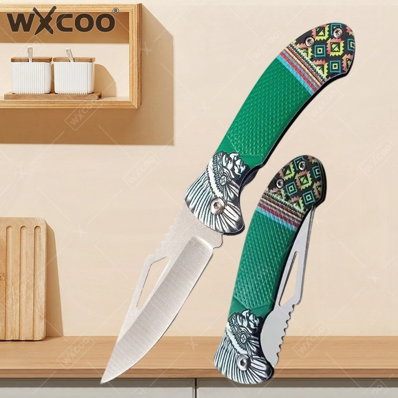 Gaming Kitchen Accessories - Couteau pliant WXCOO en acier inoxydable,