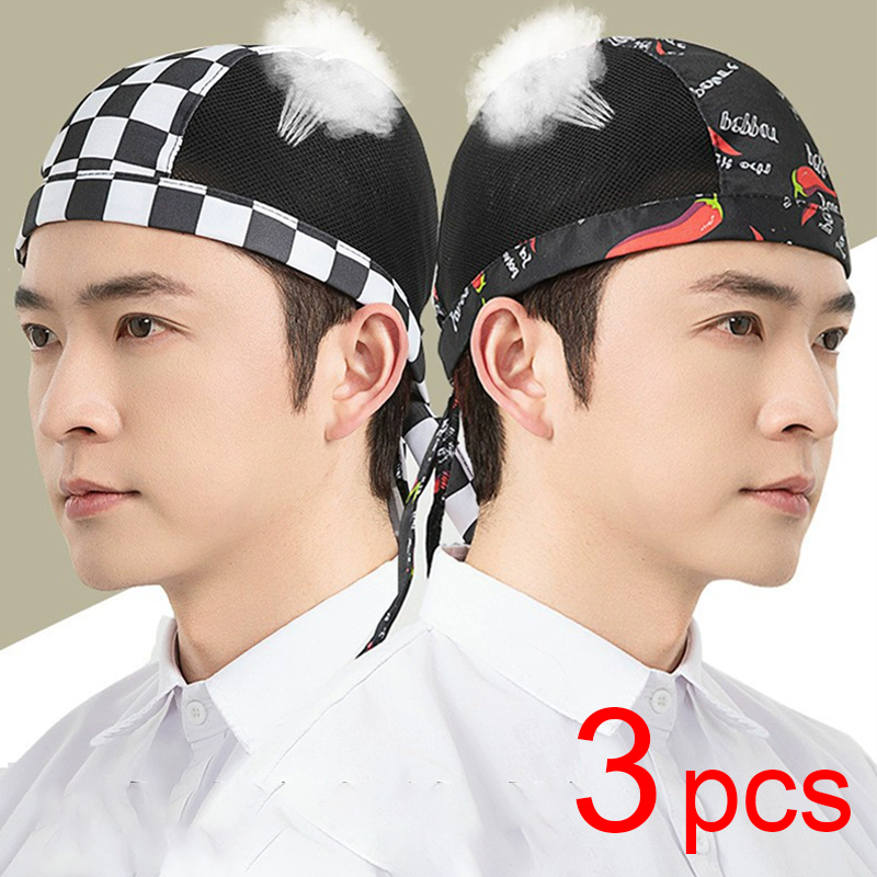 Gaming Kitchen Accessories - Chapeau de cuisinier en maille respirante,