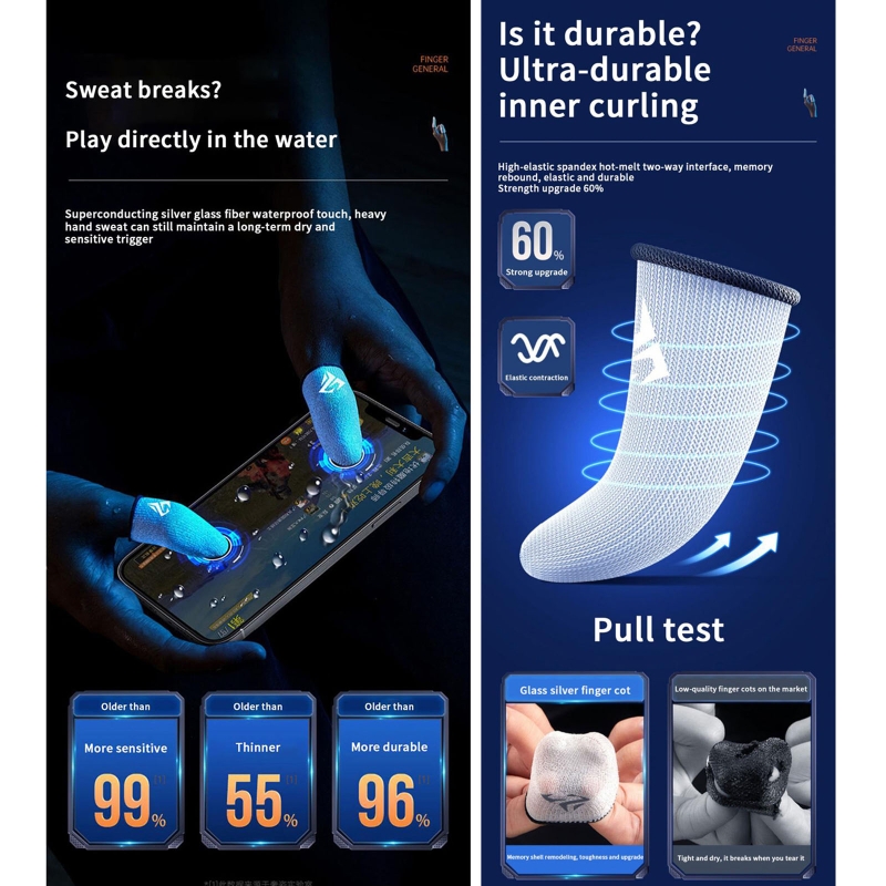 Protège-doigts anti-transpirat - Gaming Accessories For Your Phone avis et prix