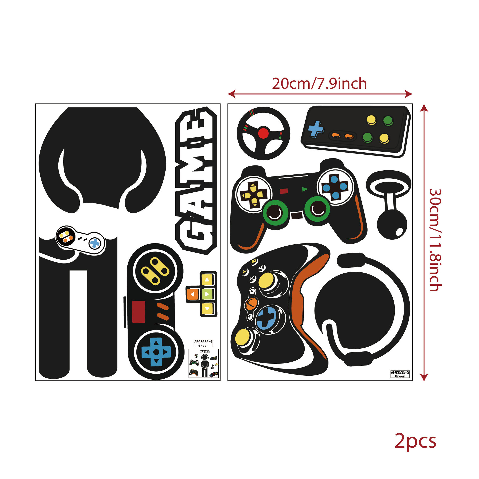 Autocollants muraux lumineux a - Gaming Accessories For Bedroom avis et prix