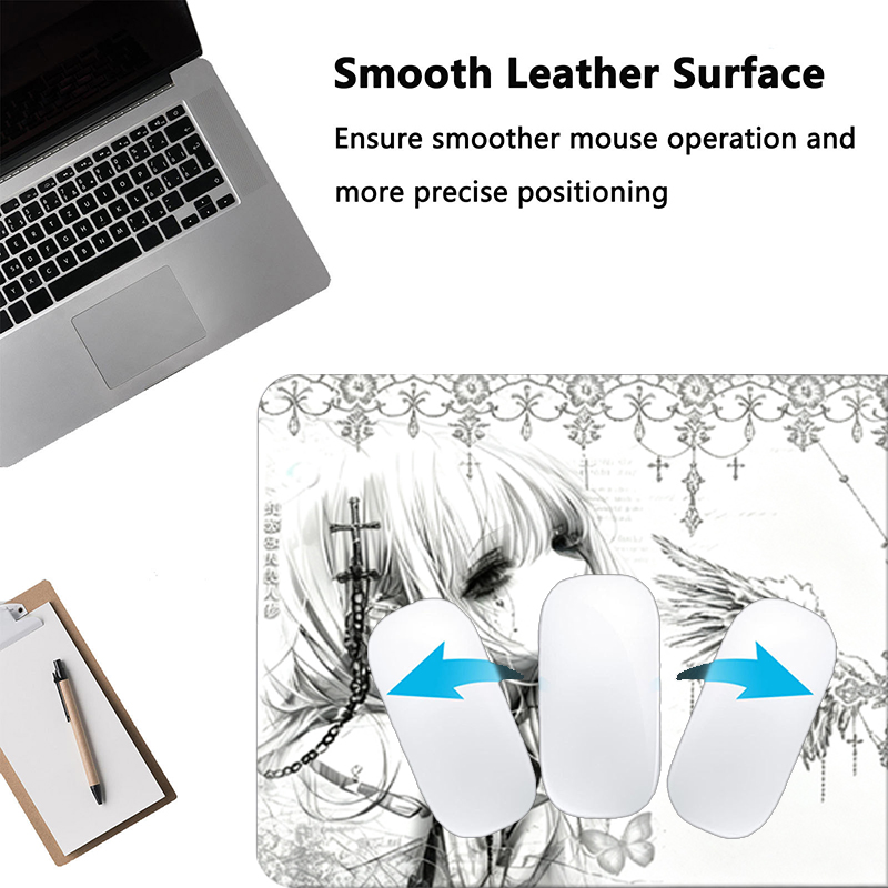 Tapis de souris en cuir noir e - Gaming Accessories For Gaming Setup avis et prix