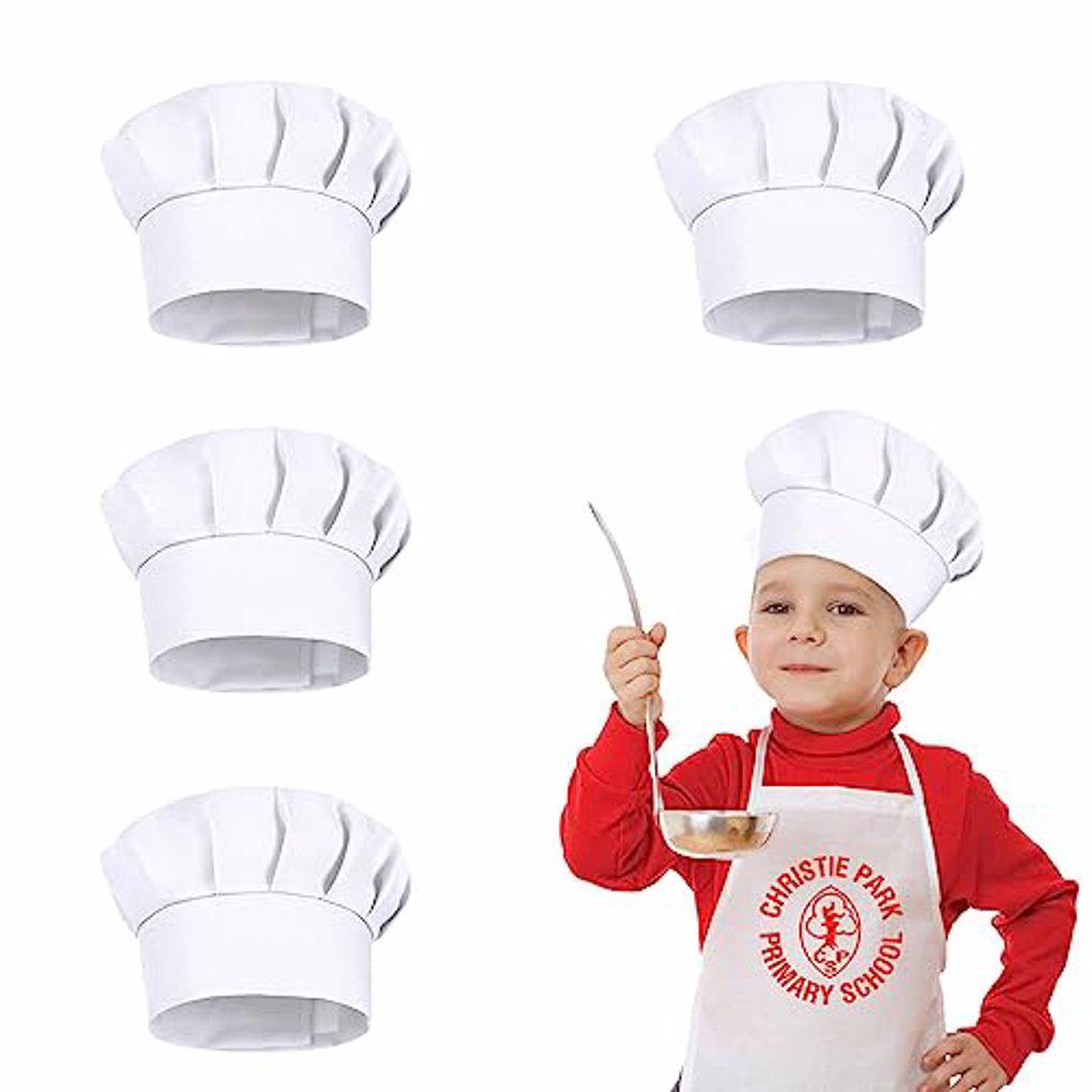 Lot de 4 chapeaux de chef blan - Gaming Kitchen Accessories avis et prix