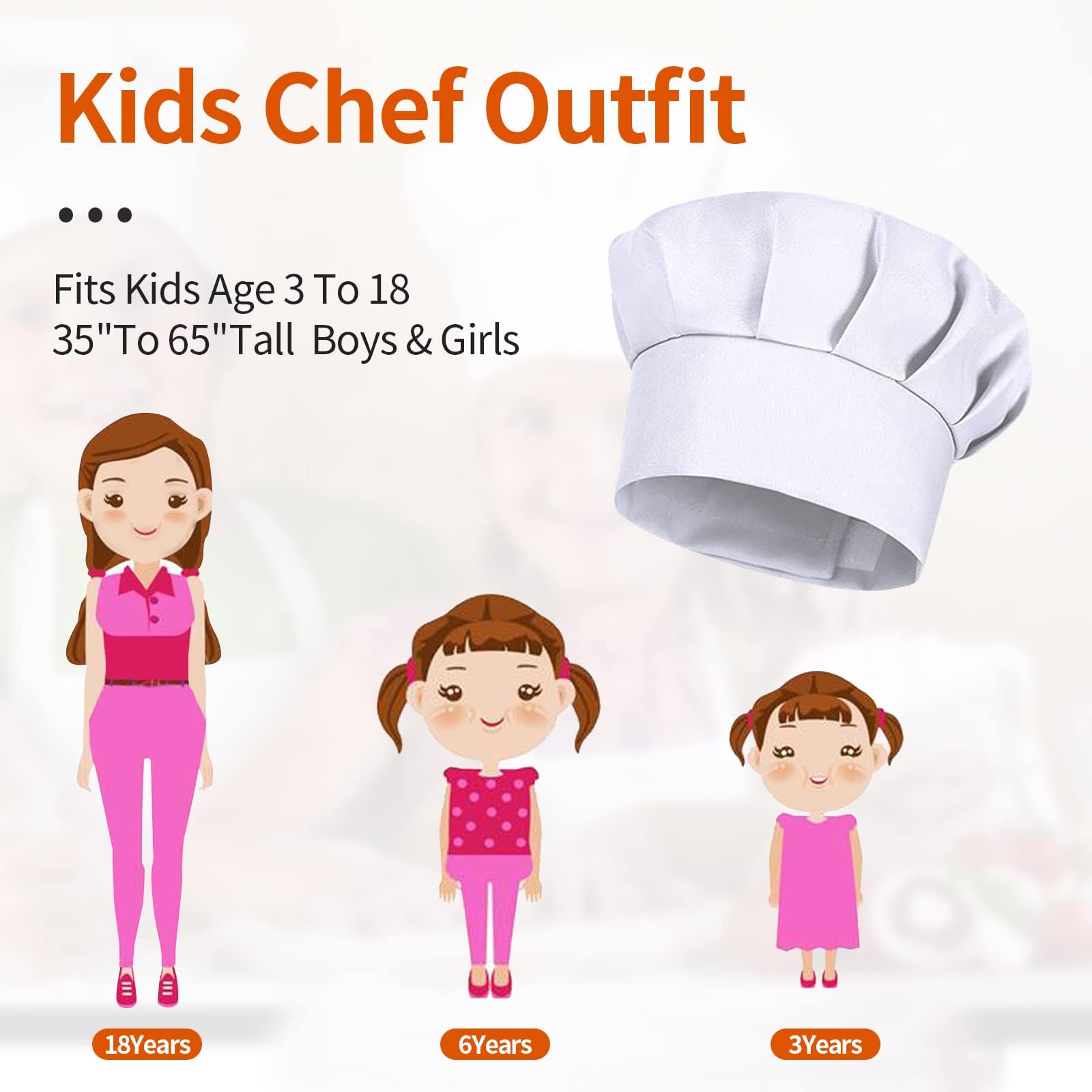 Lot de 4 chapeaux de chef blan - Gaming Kitchen Accessories avis et prix